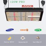 3 Plants Smart Grow Tent Set 1680D Mylar 80x80 Grow Box 120W Samsung LM301H LED