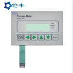 RAL Color Rectangle Membrane Switch Keypad Overlay Flat 3M Adhesive