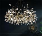 Customized All Copper Creative Glass Stone Pendant Chandelier To Create Light