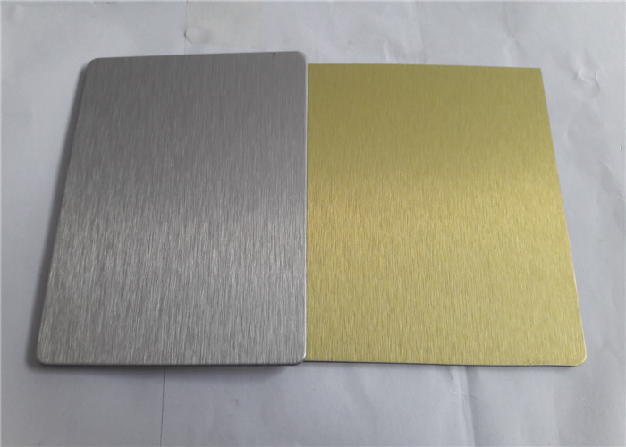 Film Protective Brushed Aluminum Sheets Long Life Span Highly Durable