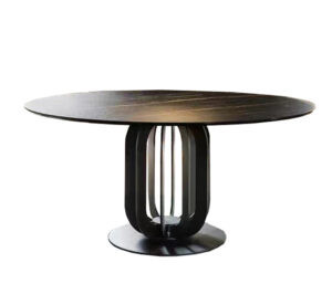 Guaranteed Quality Factory Directly Wholesale Table Set Marble Top Metal Dining Table