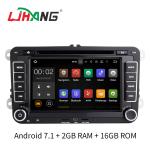 With Steering Wheel Control Vw Jetta Dvd Player , Android 7.1 In Dash Car Dvd