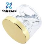 30ml 1 Oz Plastic Cosmetic Jars With Lids Gold Empty Containers Biodegradable