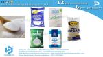 White sugar automatic packaging line for multiple small pouches count and fill