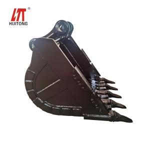 Wholesale Capacity Heavy Duty Excavator Bucket Q355B Hardox550 800-1200mm 0.25-4.3cbm Tungsten Teeth from china suppliers
