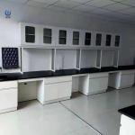 ISO Lab Island Bench 85cm Chemical Resistant Wall Mounted Workstation