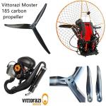 125cm 130cm Moster 185 paramotor carbon propeller good quality best balance