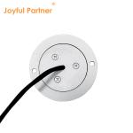 1W Recessed Corridor Step Light Ultra Thin DIA70mm DC 24V 3000k Warm White For