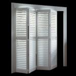 indoor 100% basswood folding shutters for windows and doors with frame and rail