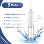 Type C Charging Teeth Charcoal Whitening Powder For Private Label Water Flosser