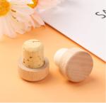 Reusable Wooden Rubber Stopper Wine Bottle Clear T-shaped Cork in Custom Size