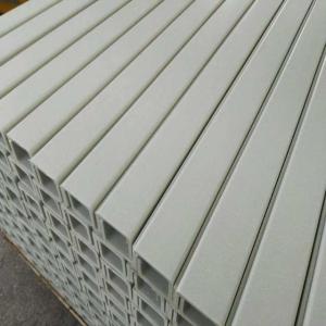 Wholesale 55x28x4mm FRP U Channel With Smooth Surface Of Wearing Resistant Light Grey from china suppliers
