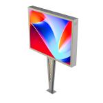 Customized IP65 waterproof steel p6 8000nits digital outdoor led screen led