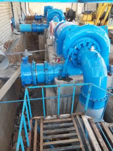 Wholesale 20-200m Head Carbon Steel Spiral Case Hydro Turbine with Horizontal Francis Turbine Type from china suppliers