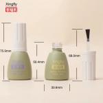 OEM 12ml Nail Polish Bottle Dupont Brush Round Nail Polish Bottle