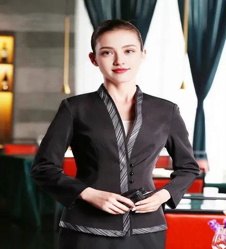Custom Design Housekeeper Hotel Work Clothes Hotel Kitchen Manager Uniform