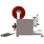 Flat Tabletop Cryo Vial Labeling Machine Semi Automatic Tube Labeler For Carton