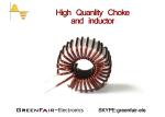 1.6mm Copper Wire Power Supply Inductor Vertical EMI Efficiency Big Current