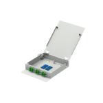 Cold Rolled Steel 12 Cores FC APC Type Fiber Optic FTTH Terminal Box for Network