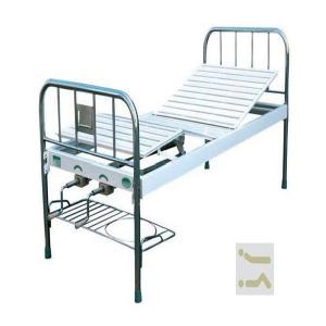 Wholesale High Quality Normal Simple Metal Manual Hospital Bed With Crank Steel Bed CE ISO Approved from china suppliers