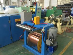 Wholesale Sky Blue Copper Wire Twisting Machine , Shaftless Activewire Take Up Machine from china suppliers