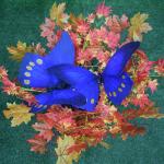 Realistic Robot Life Size Animatronic Butterfly Insect Model For Zoo Park /