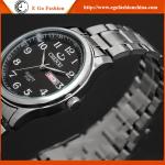 010A Day Date Function Stainless Steel Watch for Business Man Sports Watch