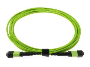 Wholesale 20m Lime Green OM5 MPO/MTP Fiber Optic Cable with Zirconia Ceramic Connector from china suppliers