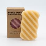 OEM ODM Konjac Bamboo Body Sponge Soft Exfoliating Body Wash Sponge
