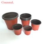 Crystal PET Plastic Garden Flower Pot for Garden Home Decoration