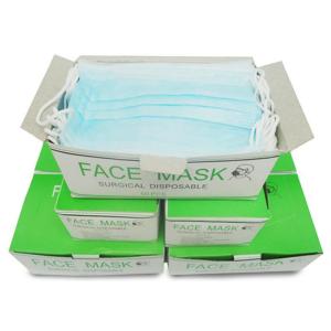 Wholesale 3 Ply Disposable Surgical Mask , Earloop Face Masks For Germ Protection from china suppliers