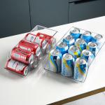 Fridge Organizer Bin Food Grade PET Fridge Water Bottle Storage Dispenser
