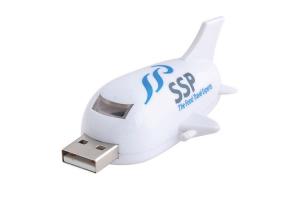 Wholesale 32G 3.0 yellow color plastic Plane shaped USB with customized logo and package show life brand from china suppliers