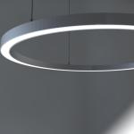 Circular Strip Light Aluminum Channel Anodized 25*25mm LED Linear Profile