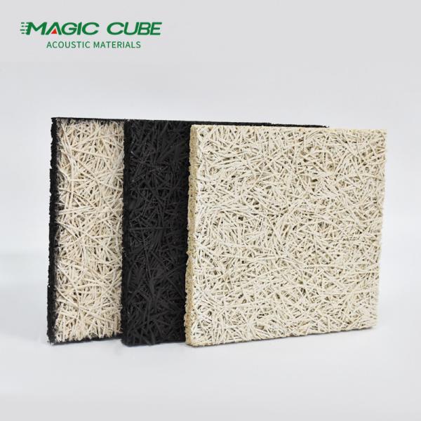 Environmentally Friendly 15mm/20mm/25mm/35mm Wool Ceiling Panels for Indoor