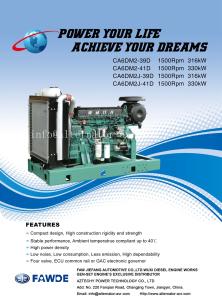 Wholesale 287KW-330KW 6DM Series of FAW Diesel Engine from china suppliers