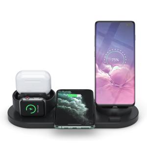 Wholesale 10W Charger Wireless Charging Stand 6 In 1 For IPhone Iwatch Airpods from china suppliers