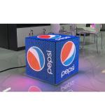 Outdoor Waterproof Shaped Screen Store Signboard Cube Advertising Screen Led
