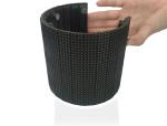 Good Flatness Flexible LED Display Screen , Hanging Soft LED Video Curtain