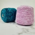 1/6.5NM DTY Chenille Polyester Yarn 100g 75g 50g 100% Polyester For Knitting
