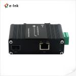 Micro Industrial Media Converter with 100/1000BASE-X SFP to 10/100/1000BASE-T