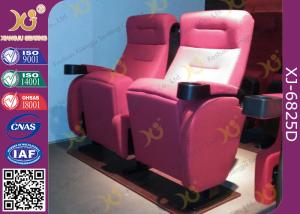 Wholesale Heavy Iron Frame Fire Retardant Folding Theater Seats With Cup Holder from china suppliers