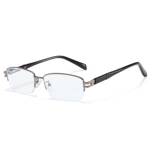 Wholesale Men Metal Frame Computer Rectangle Reading Glasses Stainless Steel Spring Hinges Sun Readers from china suppliers
