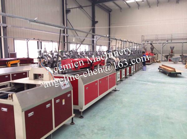 Plastic PVC marble wall corner lines making machine transfer print machine
