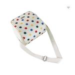 One Shoulder Color Wave Point Insulation Cooler Bag Portable For Lunch
