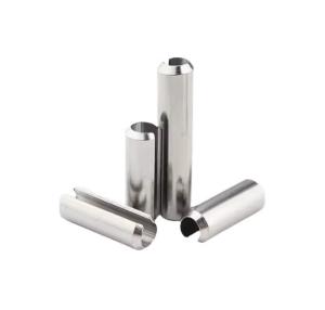 Wholesale Longer Life TiCN Coating Spring Pins in Chamfered Straight Slotted Design for DIN1444 Standard and A2/A4 Stainless Steel from china suppliers