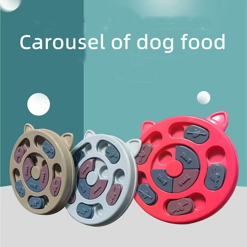 Pet Boredom Feeding Slow Food Bowl Interactive Brain Training