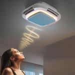 High End Bladeless Ceiling Fans , Modern Smart Ceiling Fan With Lights And