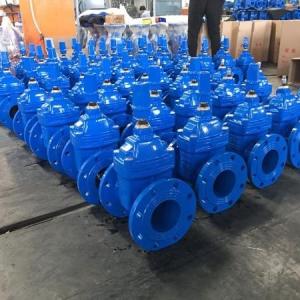 Wholesale Gate Valves DIN3352 F4 Cast Iron Resilient Seated Valve with Stainless Steel Trim from china suppliers