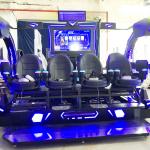2022 Dreamland Reality Virtual Game Machine 4 Seats 9D VR Roller Coaster Cinema